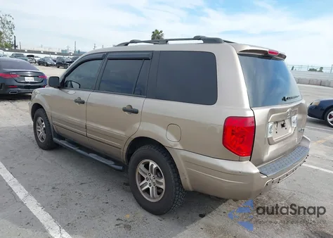 2003 Honda Pilot Ex-L z USA, uszkodzony, nr VIN 2HKYF18583H538184